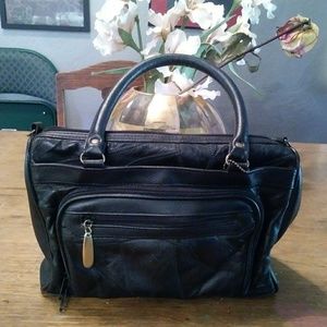 Basic Black Genuine Leather Purse